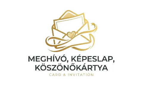 Meghívó, képeslap, köszönőkártya – termékcsalád logója
